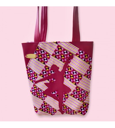 mini totebag danceuse rose