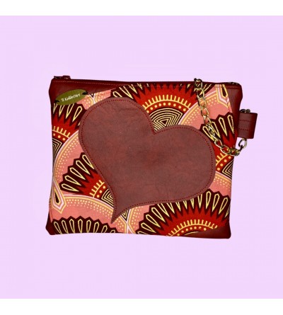 Pochette Lanmou Cerise