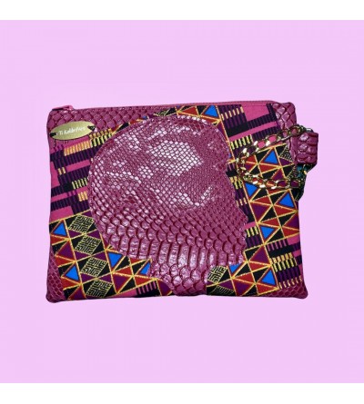 Pochette Afro Bouginvillier