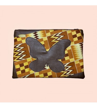 Pochette XXL Papillon Chocolat